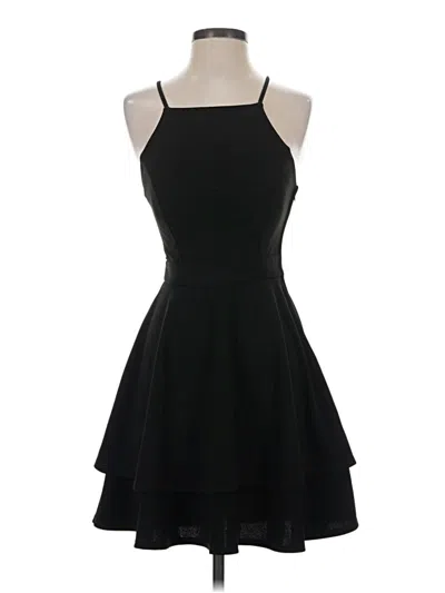 Pre-owned Mi Ami Cocktail Dress In Black