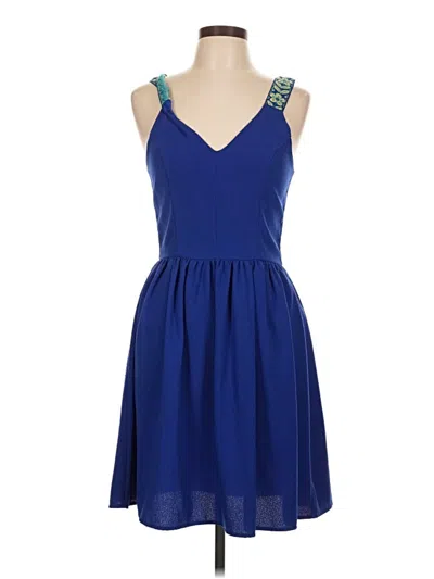 Pre-owned Mi Ami Cocktail Dress In Blue
