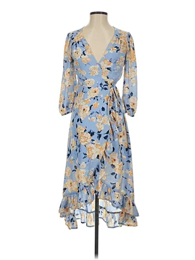 Pre-owned Mi Ami Cocktail Dress In Blue