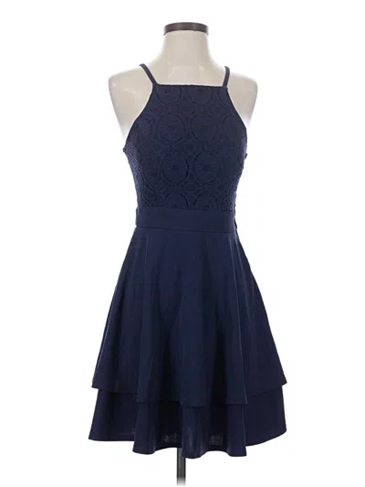 Pre-owned Mi Ami Cocktail Dress In Blue