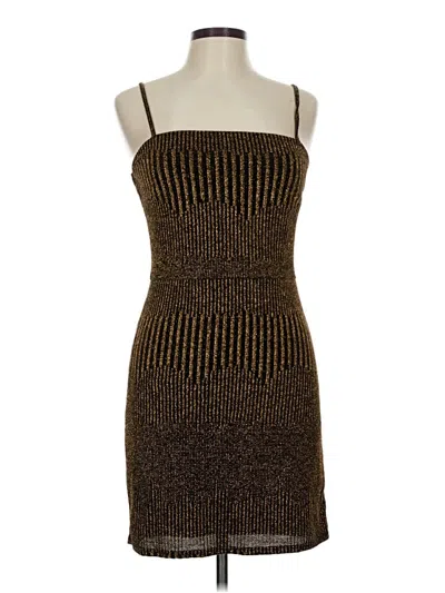 Pre-owned Mi Ami Cocktail Dress In Brown