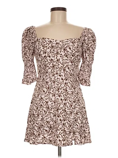 Pre-owned Mi Ami Cocktail Dress In Brown