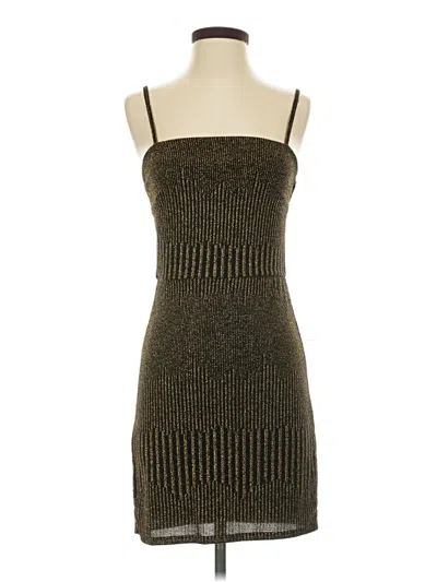 Pre-owned Mi Ami Cocktail Dress In Brown