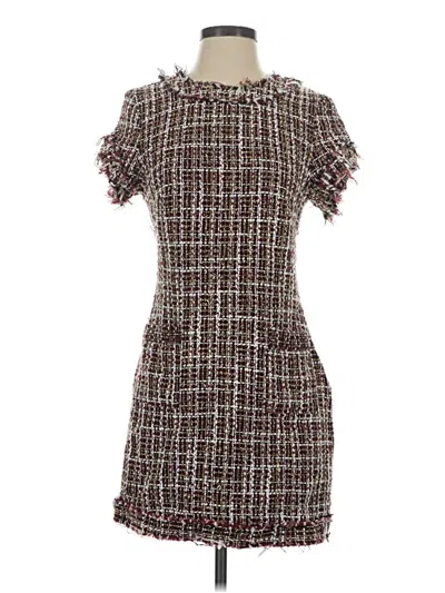 Pre-owned Mi Ami Cocktail Dress In Brown