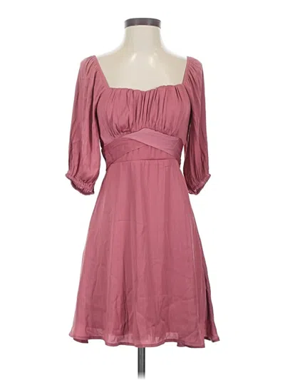 Pre-owned Mi Ami Cocktail Dress In Burgundy