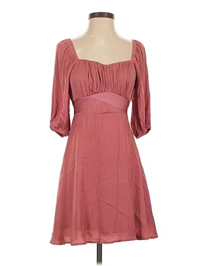 Pre-owned Mi Ami Cocktail Dress In Burgundy
