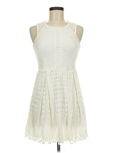 Pre-owned Mi Ami Cocktail Dress In Ivory