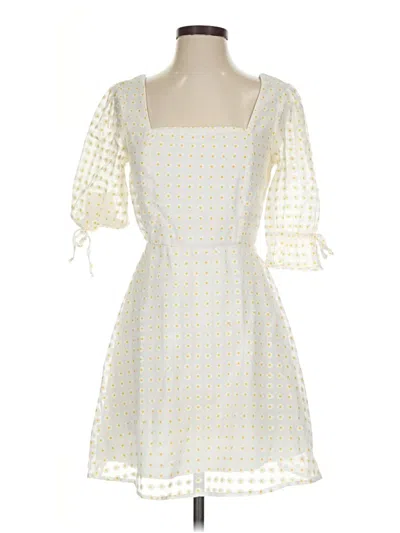 Pre-owned Mi Ami Cocktail Dress In Ivory