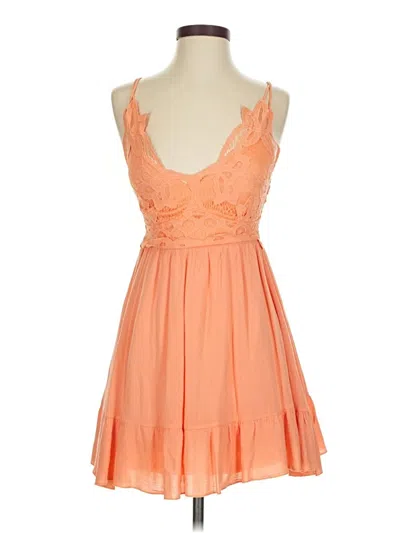 Pre-owned Mi Ami Cocktail Dress In Orange