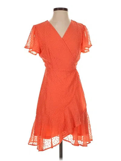 Pre-owned Mi Ami Cocktail Dress In Orange