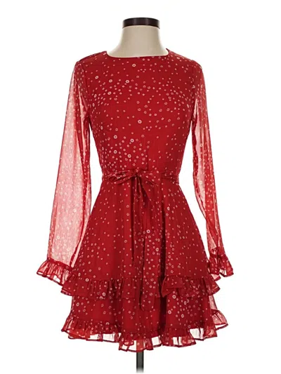 Pre-owned Mi Ami Cocktail Dress In Red