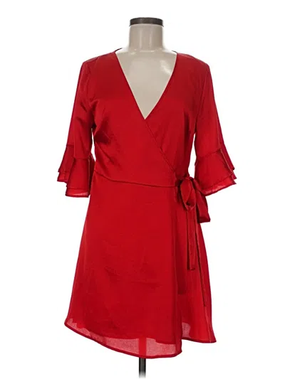 Pre-owned Mi Ami Cocktail Dress In Red