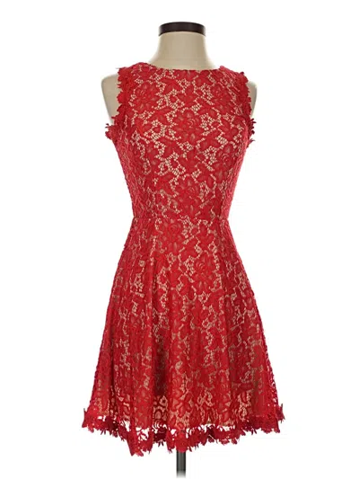 Pre-owned Mi Ami Cocktail Dress In Red