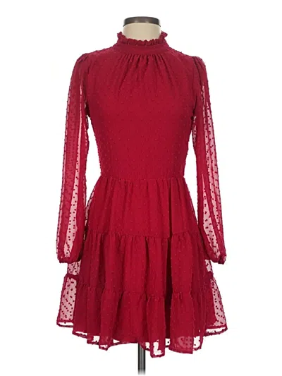 Pre-owned Mi Ami Cocktail Dress In Red