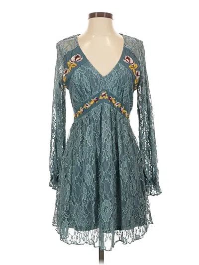 Pre-owned Mi Ami Cocktail Dress In Teal