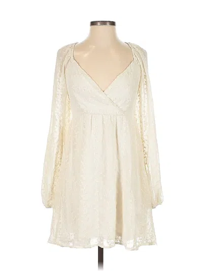 Pre-owned Mi Ami Cocktail Dress In White