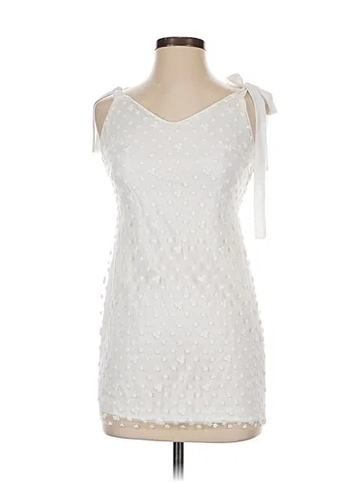 Pre-owned Mi Ami Cocktail Dress In White