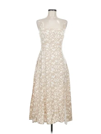 Pre-owned Mi Ami Cocktail Dress In White