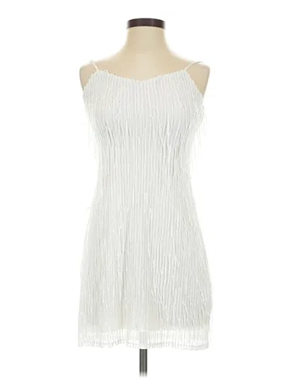 Pre-owned Mi Ami Cocktail Dress In White