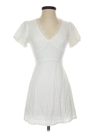 Pre-owned Mi Ami Cocktail Dress In White