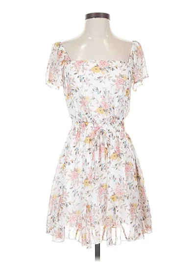 Pre-owned Mi Ami Cocktail Dress In White