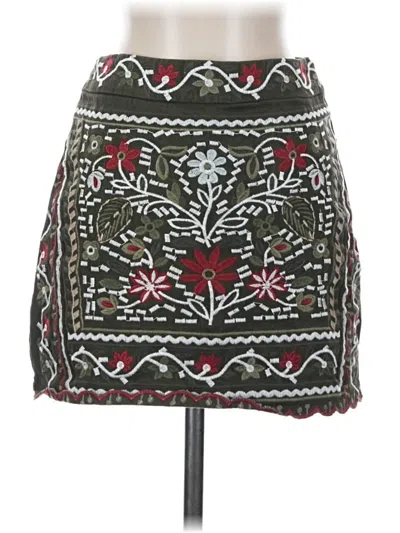Pre-owned Mi Ami Denim Skirt In Black