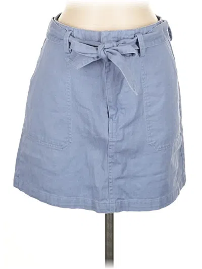 Pre-owned Mi Ami Denim Skirt In Blue