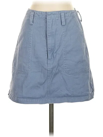 Pre-owned Mi Ami Denim Skirt In Blue