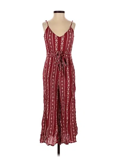 Pre-owned Mi Ami Jumpsuit In Burgundy