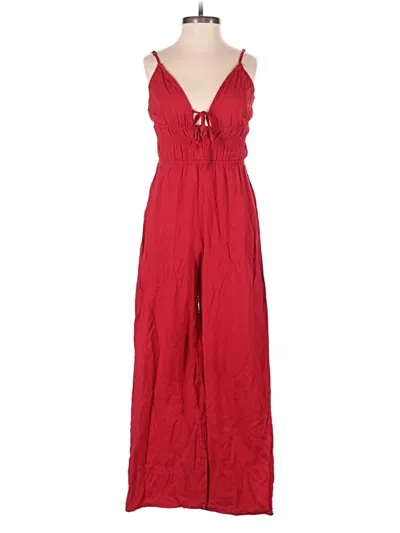 Pre-owned Mi Ami Jumpsuit In Red
