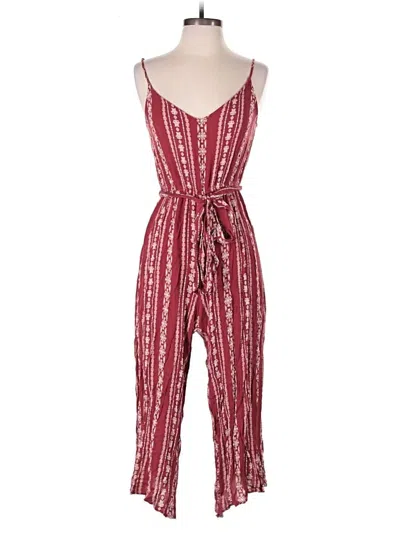 Pre-owned Mi Ami Jumpsuit In Red