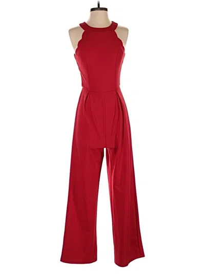 Pre-owned Mi Ami Jumpsuit In Red