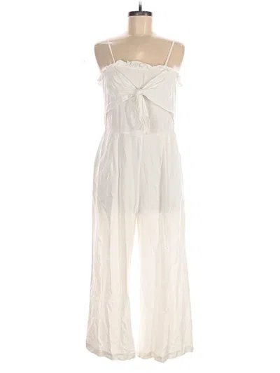 Pre-owned Mi Ami Jumpsuit In White
