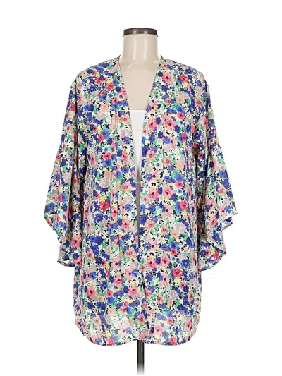 Pre-owned Mi Ami Kimono In Blue