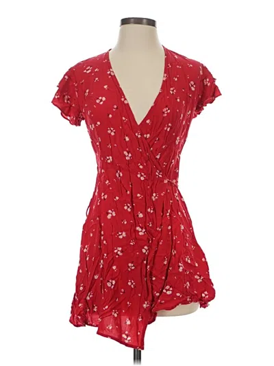 Pre-owned Mi Ami Kimono In Red