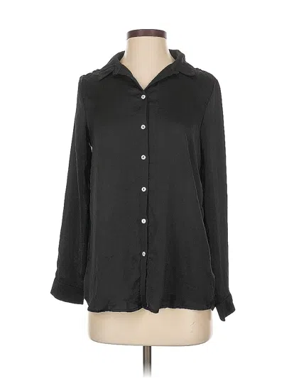 Pre-owned Mi Ami Long Sleeve Blouse In Black