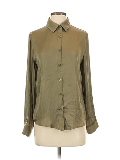 Pre-owned Mi Ami Long Sleeve Blouse In Green