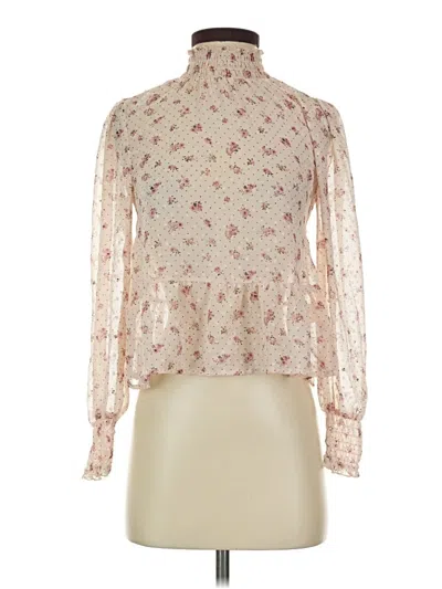 Pre-owned Mi Ami Long Sleeve Blouse In Ivory