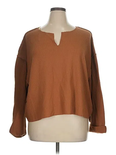 Pre-owned Mi Ami Pullover Sweater In Brown