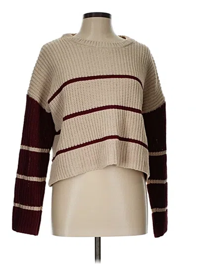 Pre-owned Mi Ami Pullover Sweater In Burgundy