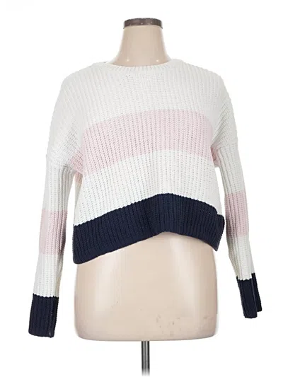 Pre-owned Mi Ami Pullover Sweater In White