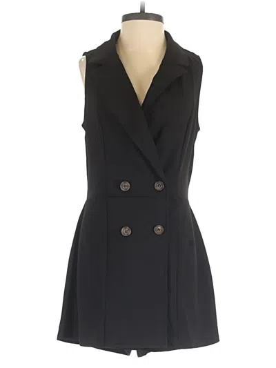 Mi Ami Romper In Black