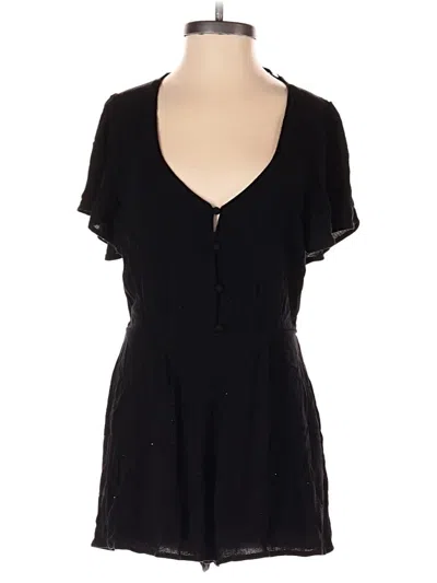 Pre-owned Mi Ami Romper In Black