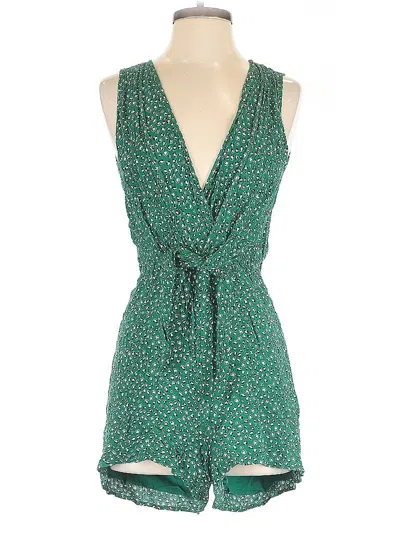 Pre-owned Mi Ami Romper In Green