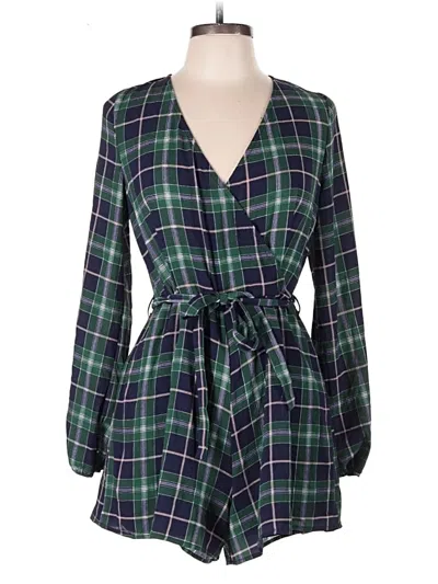 Pre-owned Mi Ami Romper In Green