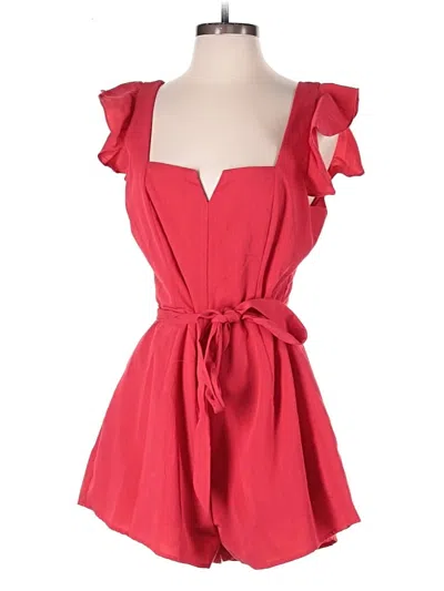 Pre-owned Mi Ami Romper In Red
