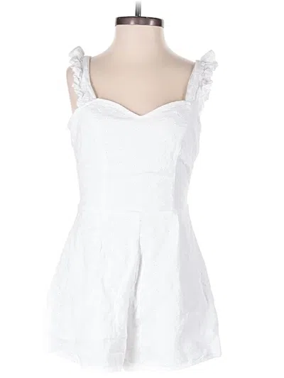 Pre-owned Mi Ami Romper In White