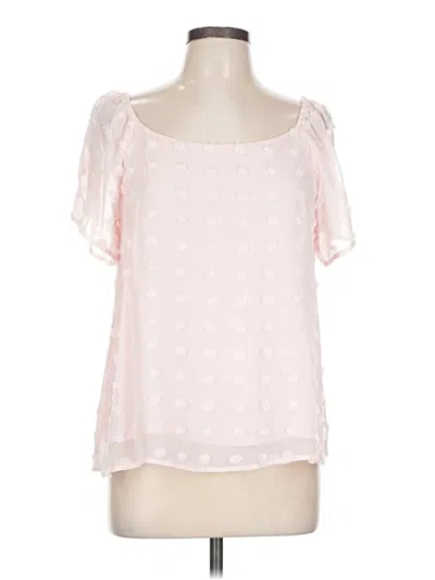 Pre-owned Mi Ami Short Sleeve Blouse In Pink