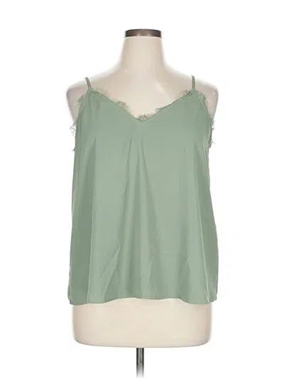 Pre-owned Mi Ami Sleeveless Blouse In Green