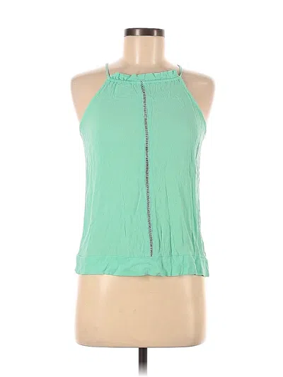 Pre-owned Mi Ami Sleeveless Blouse In Green